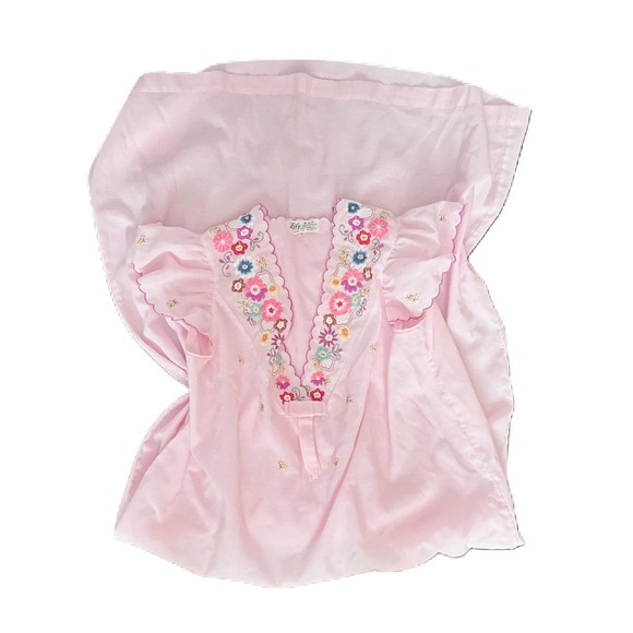 Lily Other - Vintage Lily Hand Embroidered Floral Shift Nightgown